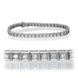 Bild von 5.00 Gesamtkarat Tennis-Diamantarmbänder mit Runddiamant