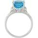 Bild von 0.17 Gesamtkarat Designer-Trauring mit Runddiamant