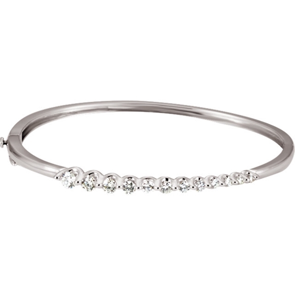 Bild von 1.02 Gesamtkarat Designer-Diamantarmbänder mit Runddiamant