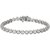 Bild von 0.51 Gesamtkarat Tennis-Diamantarmbänder mit Runddiamant