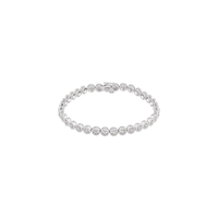 Bild von 1.00 Gesamtkarat Linie-Diamantarmbänder mit Runddiamant
