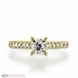 Bild von 0.71 Gesamtkarat Klassisch-Verlobungsring mit Princessdiamant