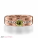 Bild von 0.62 Gesamtkarat Designer-Verlobungsring mit Princessdiamant