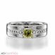 Bild von 1.12 Gesamtkarat Designer-Verlobungsring mit Princessdiamant